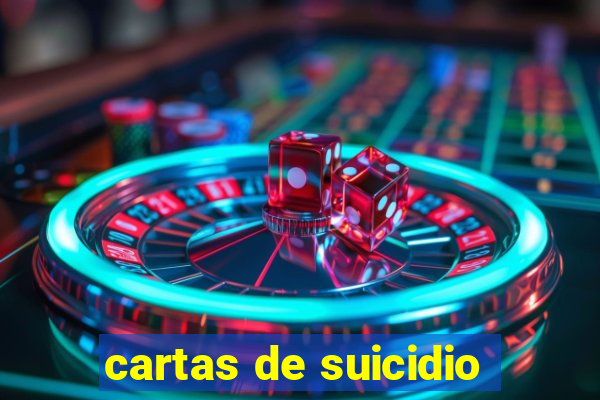 cartas de suicidio